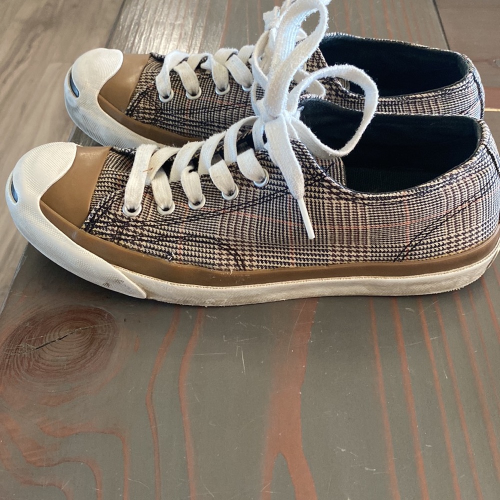 Plaid unisex Jack Purcell converse